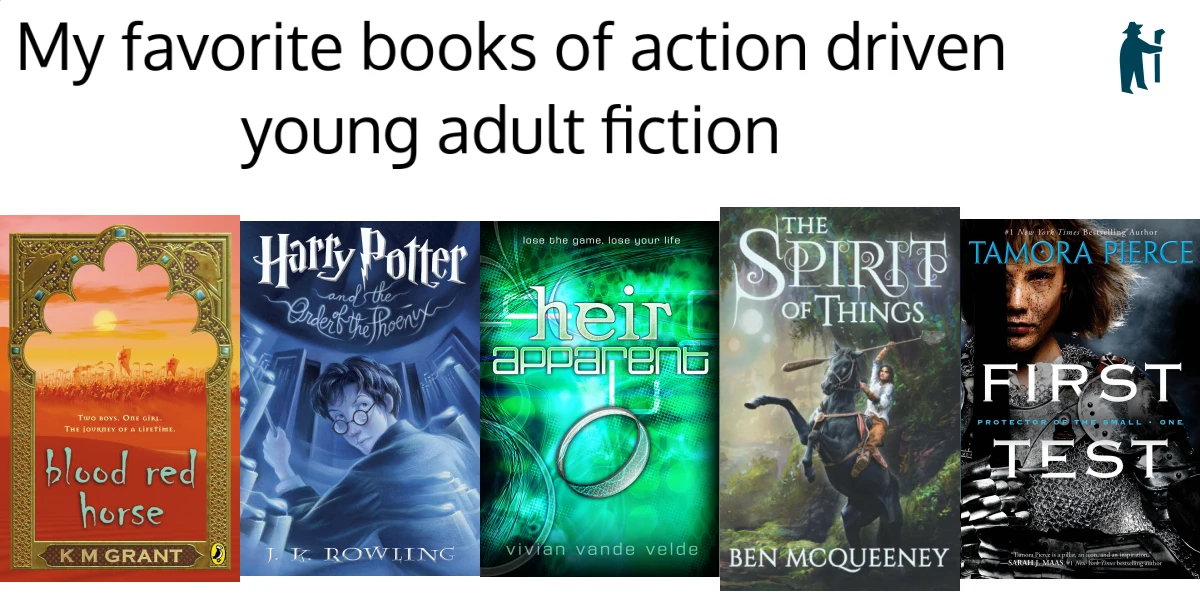 The best books of action driven young adult fiction