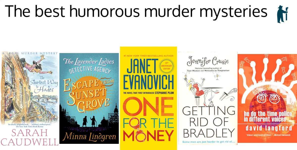 The best humorous murder mysteries