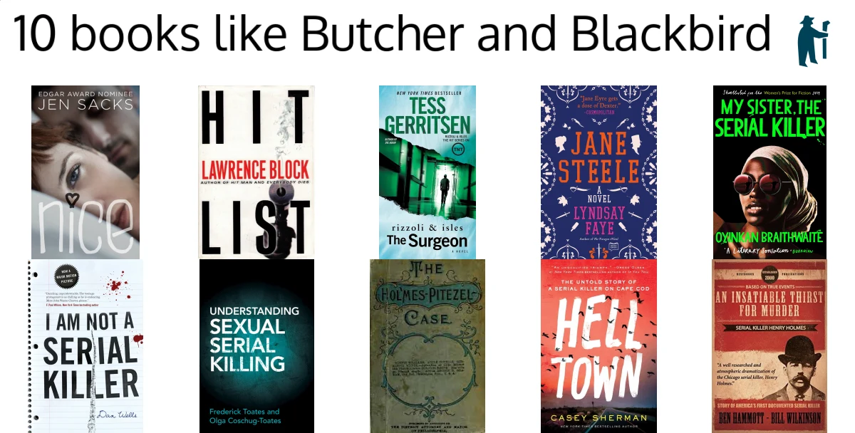 100 handpicked books like Butcher and Blackbird (picked by fans)