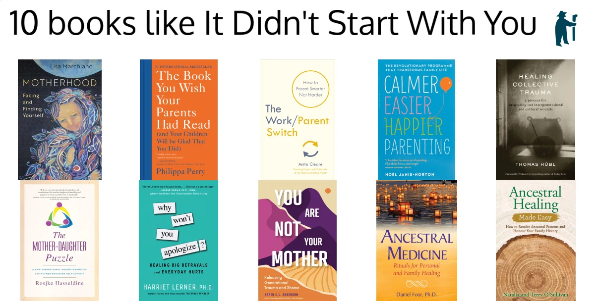100 handpicked books like It Didn't Start With You (picked by fans)