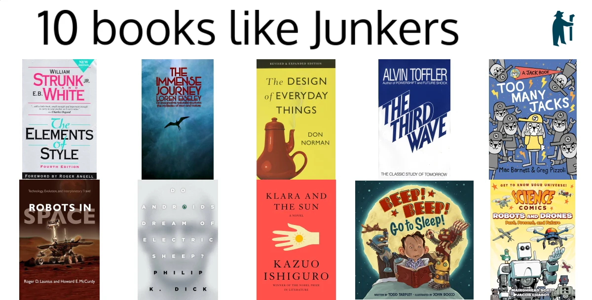 100 handpicked books like Junkers (picked by fans)