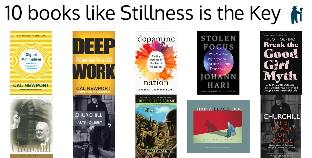 100 handpicked books like Stillness is the Key (picked by fans)
