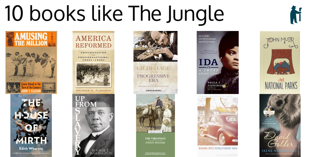 100 handpicked books like The Jungle (picked by fans)