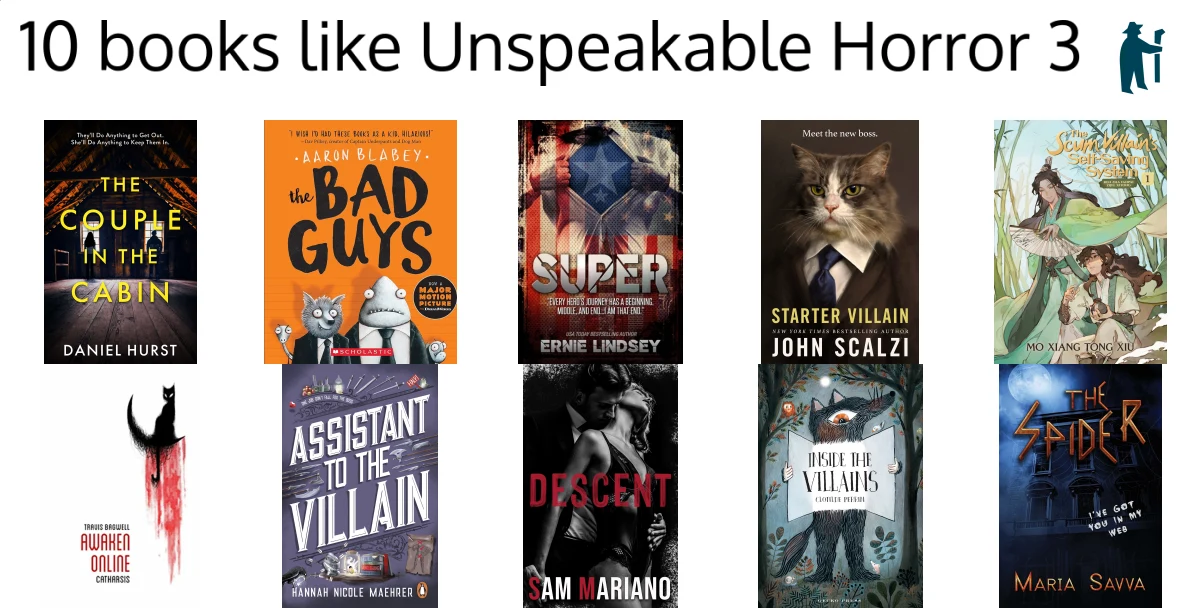 100 handpicked books like Unspeakable Horror 3 (picked by fans)